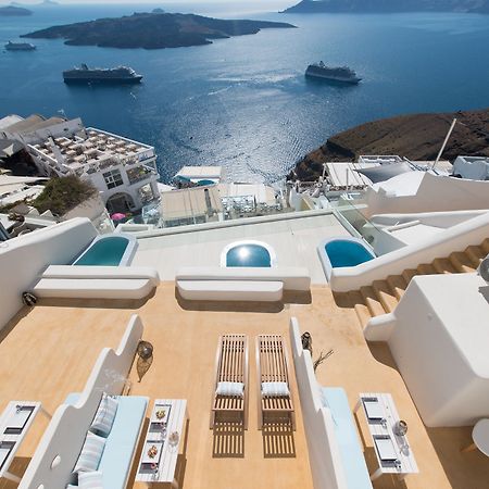 On The Cliff Hotel Fira  Bagian luar foto