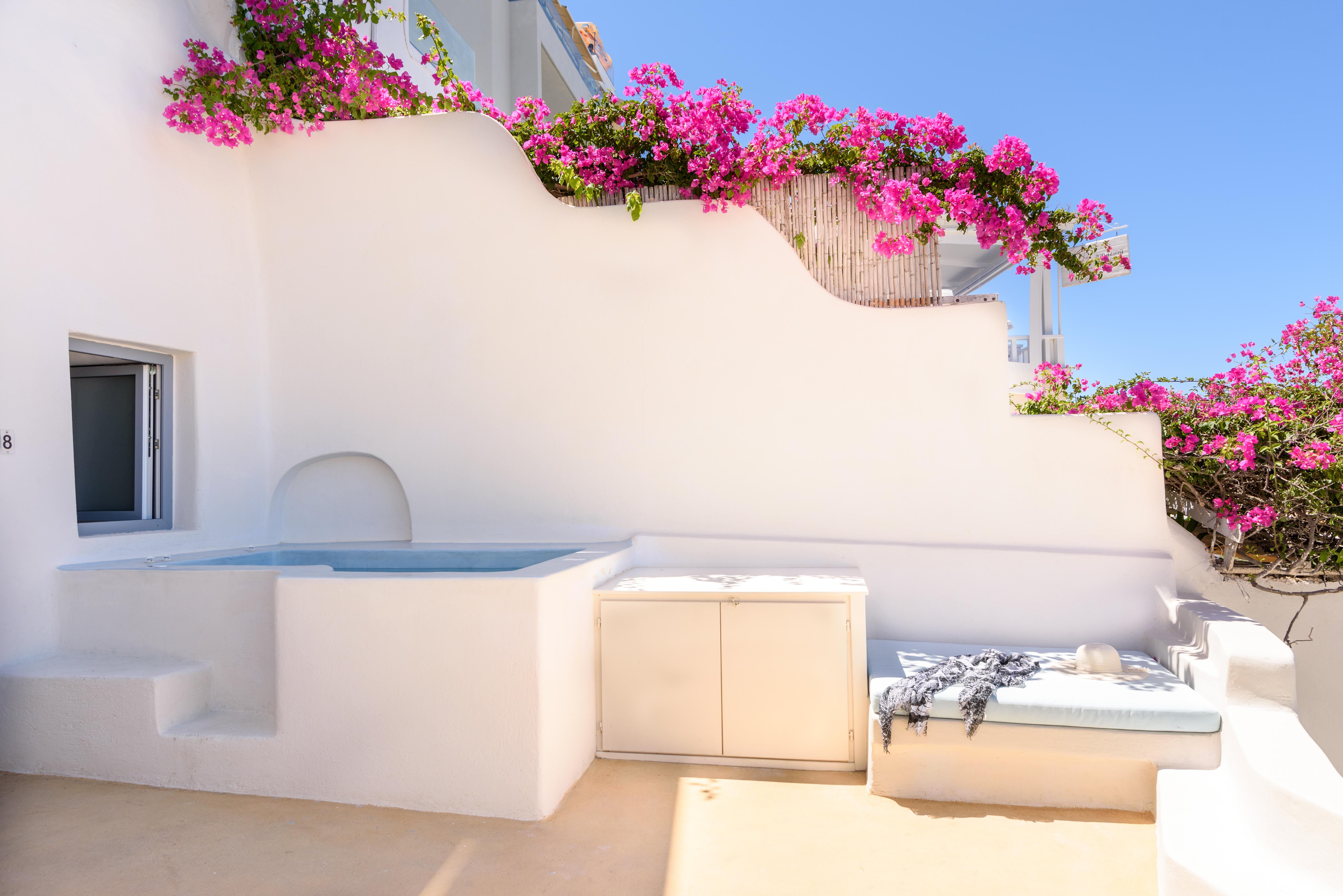 On The Cliff Hotel Fira  Bagian luar foto
