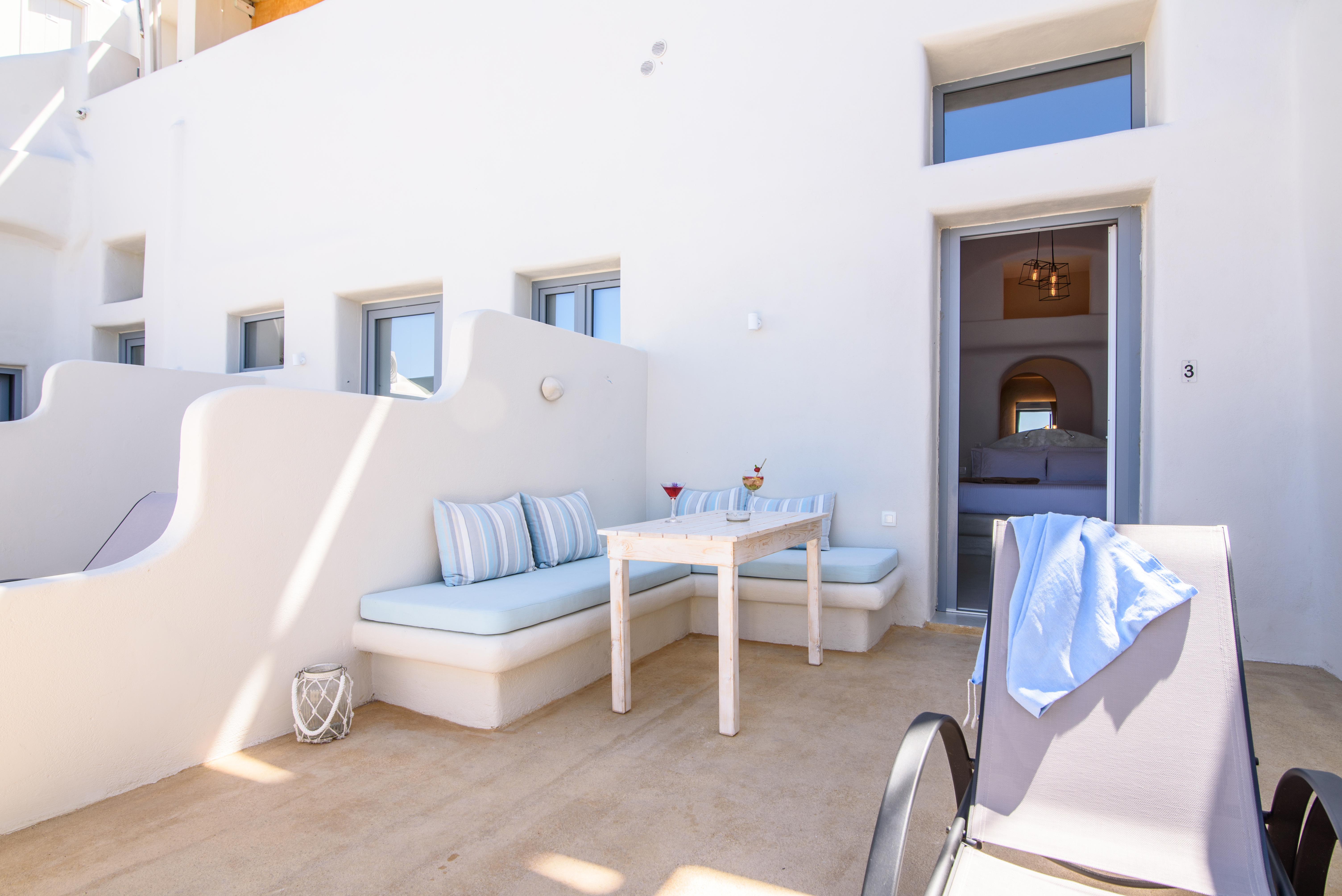 On The Cliff Hotel Fira  Bagian luar foto