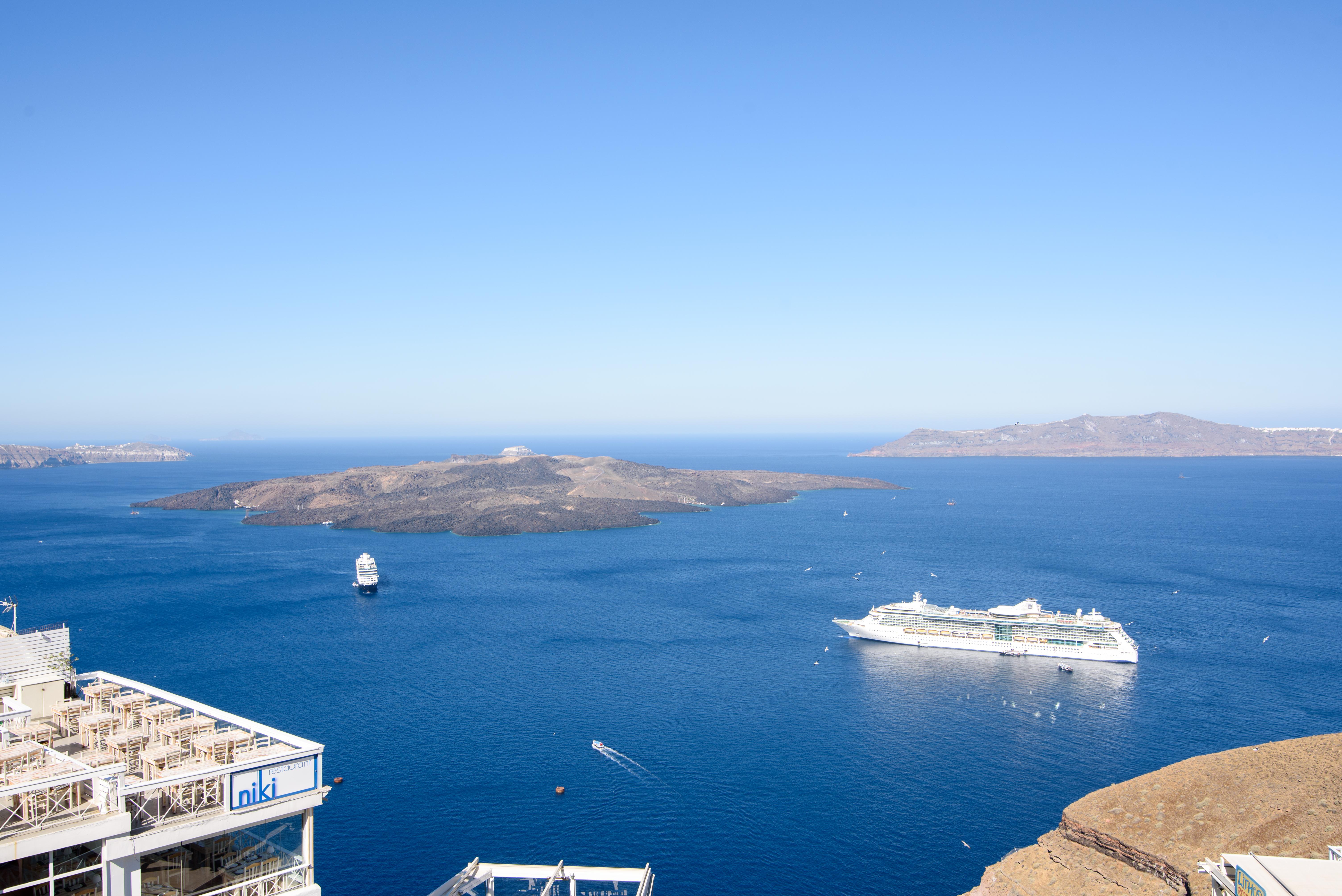 On The Cliff Hotel Fira  Bagian luar foto