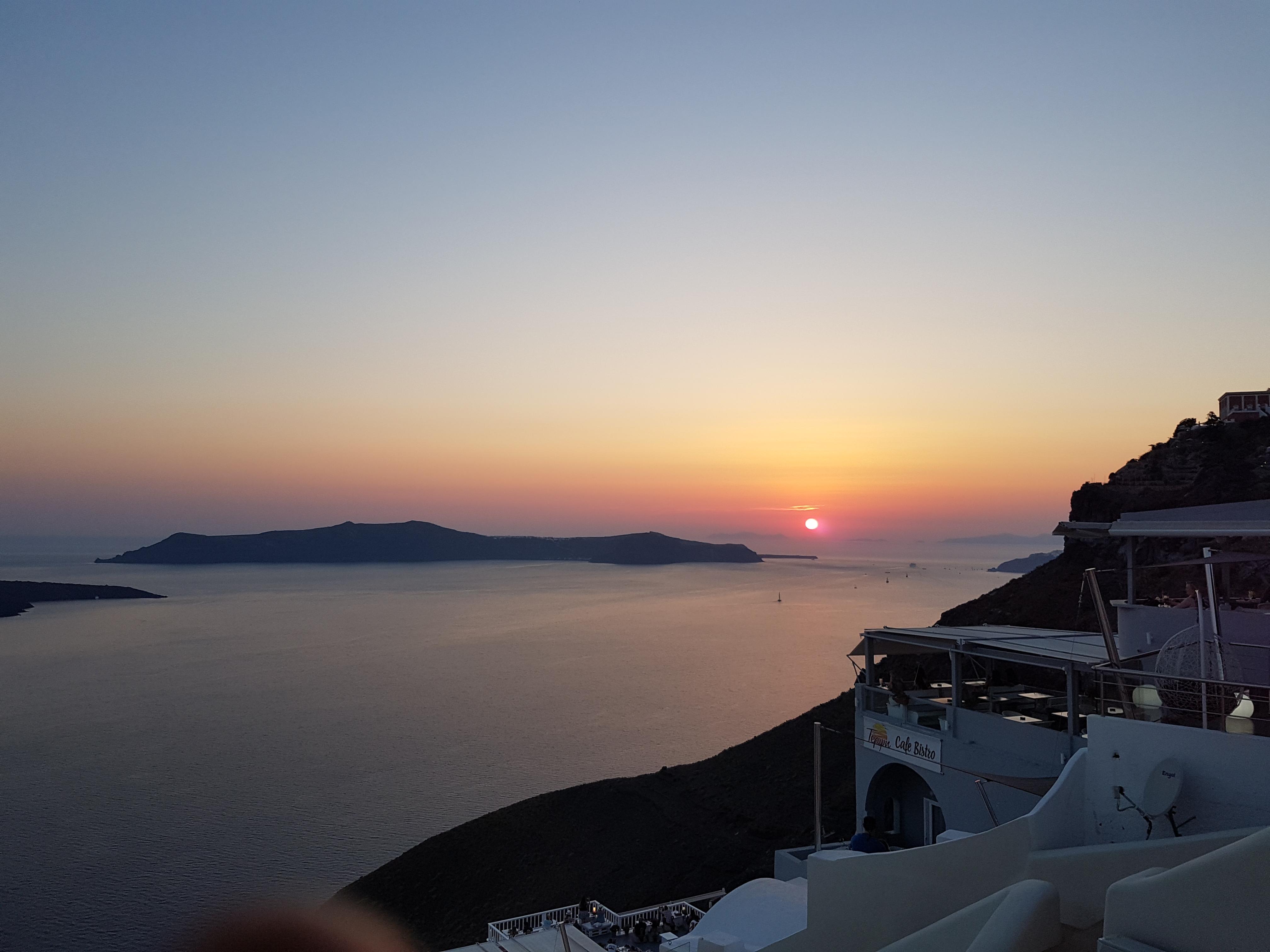 On The Cliff Hotel Fira  Bagian luar foto