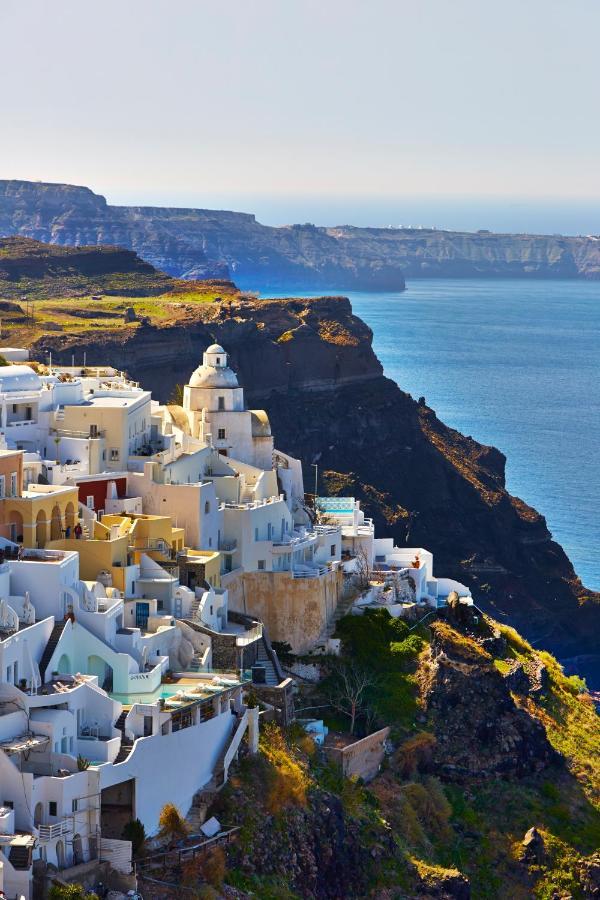 On The Cliff Hotel Fira  Bagian luar foto