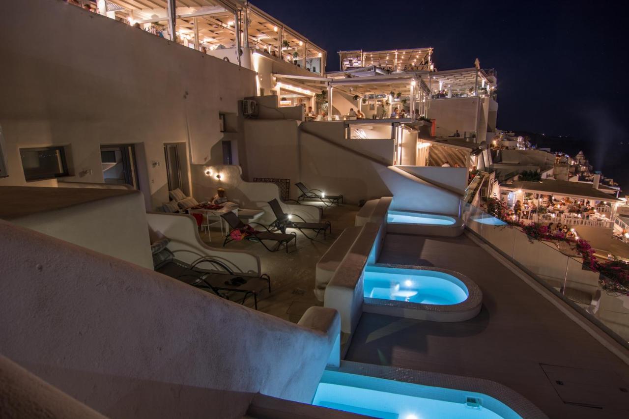On The Cliff Hotel Fira  Bagian luar foto