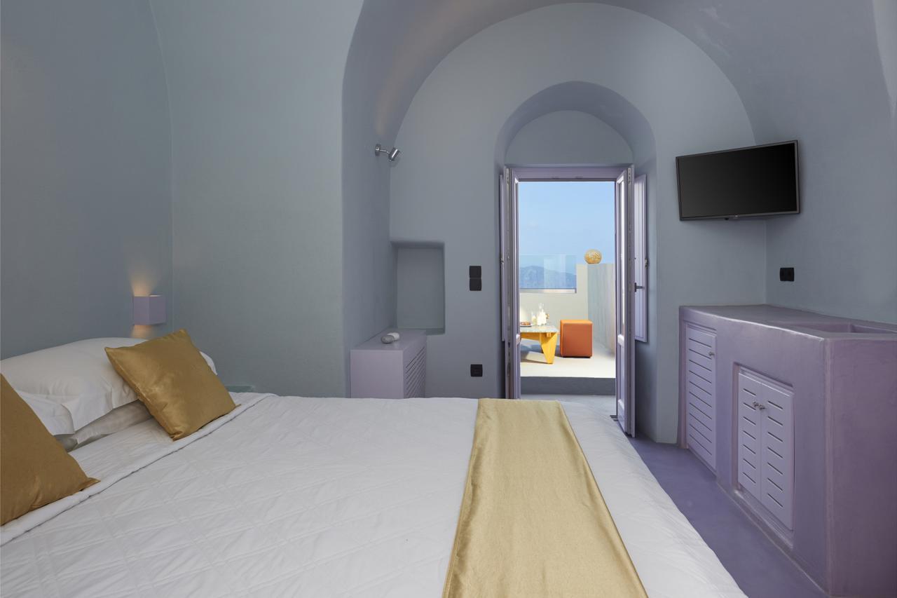 On The Cliff Hotel Fira  Bagian luar foto