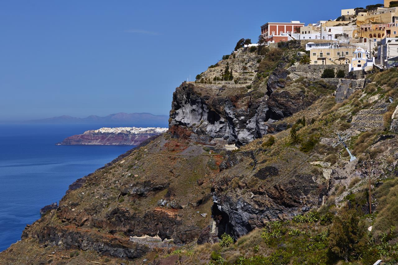 On The Cliff Hotel Fira  Bagian luar foto