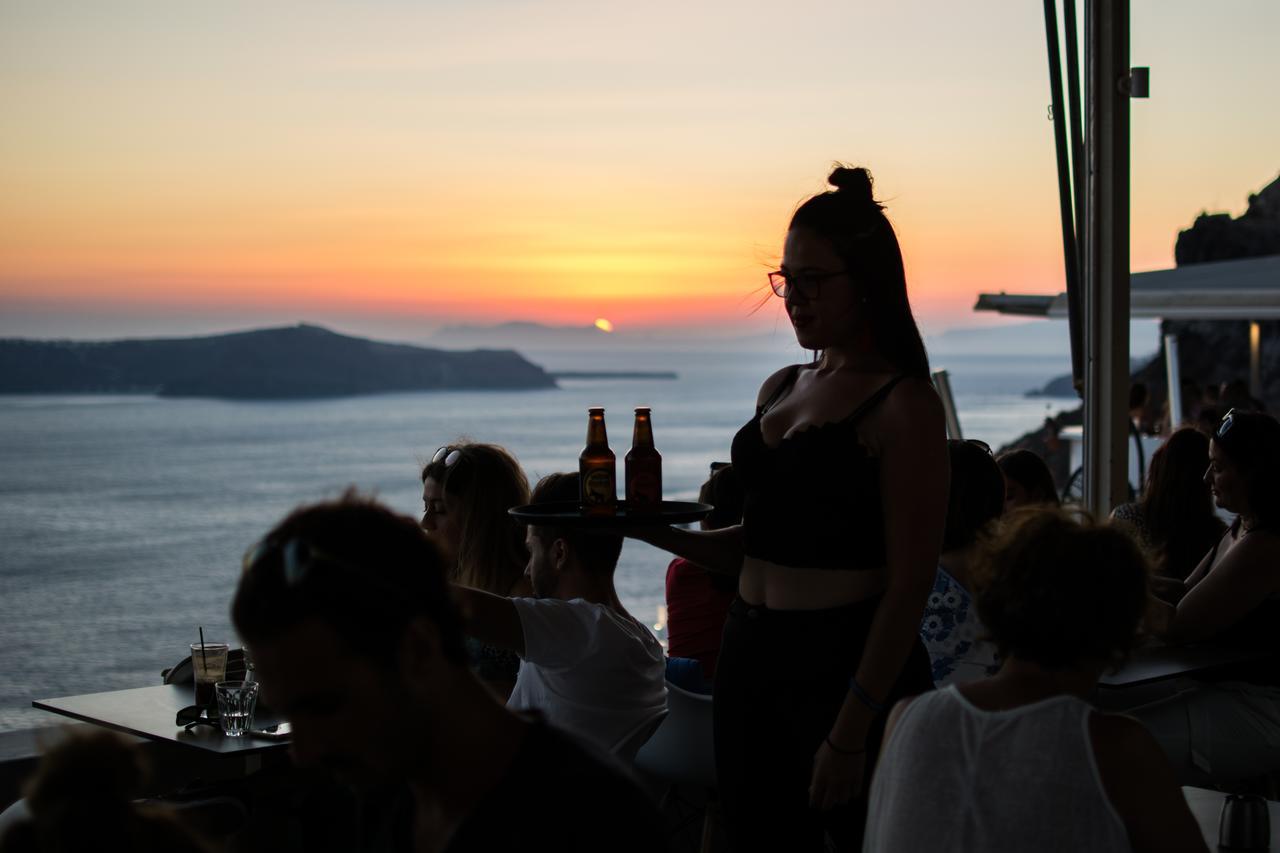 On The Cliff Hotel Fira  Bagian luar foto