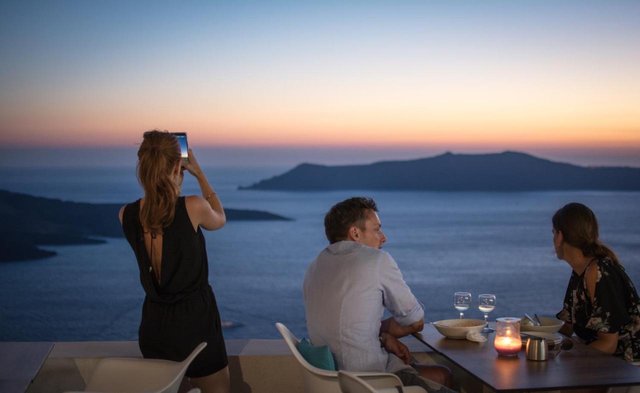 On The Cliff Hotel Fira  Bagian luar foto