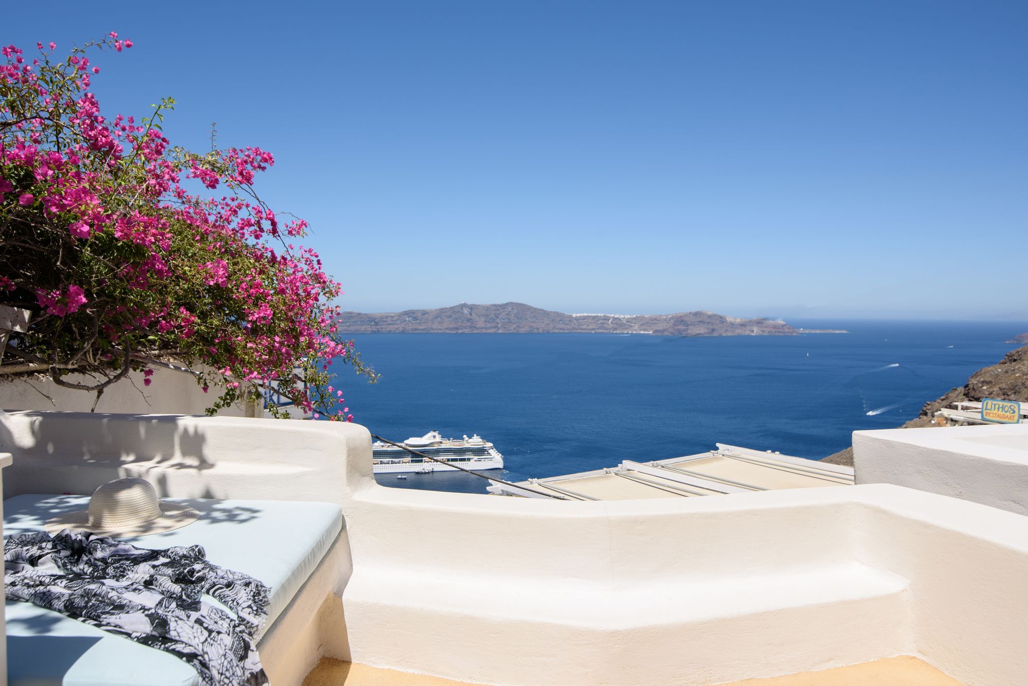 On The Cliff Hotel Fira  Bagian luar foto